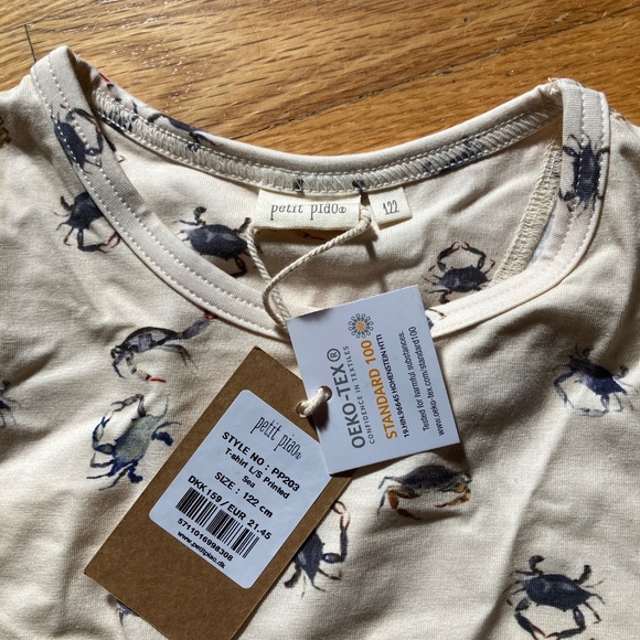 NWT Oeko Tex Petite Piao Kid's Shirt - Picture 2 of 3
